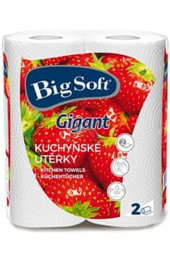 Big Soft Utierky kuchynské papierové Gigant 2ks